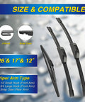 Top Shelf Silicone Wiper Blades For Nissan Rogue And Pathfinder 2014 To 2025 with J-Hook and Snap Claw compatibility.