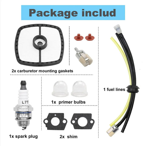 Carburetor Replacement For Echo PPT 2400 And SRM 2400 Trimmers Direct Fit For PPFD 2400 PP1250 PP1260 accessories shown