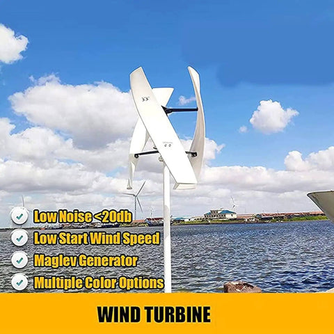 Beast 9000W Vertical Wind Turbine Kit For Home And Business And Industrial Use With 48V System by water