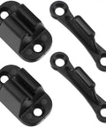Two Pack RV Door Holder Black T Shaped Nylon Retainer Kit For Camper Motorhome And Travel Trailer Door Latch Stop Catch Easy Install Accessory No Fuss