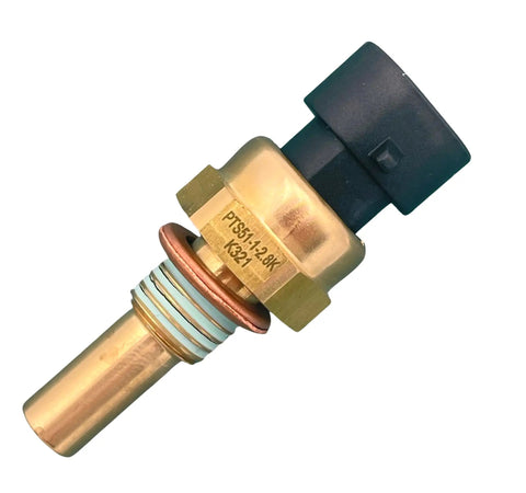 Straight Bolt On Engine Coolant Temperature Sensor Replaces TX89 And SU109 Oem Grade Parts with brass housing for reliable engine monitoring.