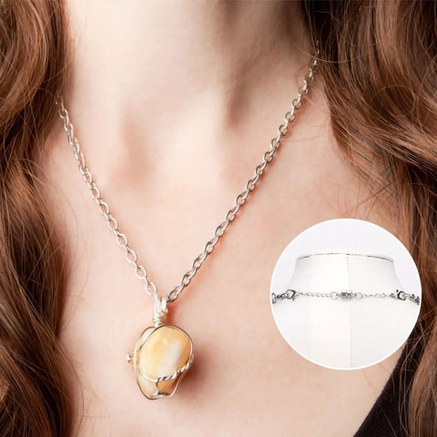 Magnetic Necklace Extenders Set With Ten Pieces In Five Sizes Two Each No Fuss Double Clasp Adjustable Lobster Clasp Extensions
