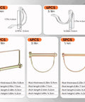Rugged Hitch Pin And Trailer Pin Assortment Kit For Trailers Tractors Trucks Tow Jobs And Farm Equipment With Cotter Pins Lynch Pins Straight Pins Square Pins Arch Pins And Tube Pins For Heavy Duty Use displayed with sizes and dimensions.