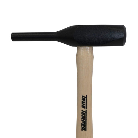 Toughstrike Back-Out Punch Five Eighths Inch Diameter Beefy Manual Tool with Forged Head and Wooden Handle