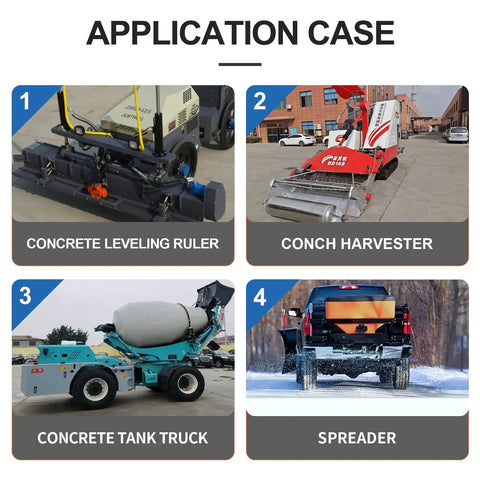 Vibration Motor 100 Lbs Brush Vibrator For Salt Sand And Concrete Mixer DC 12V 4500 RPM on diverse machinery applications