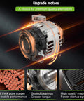 Drops Right In 12V 125Amp Alternator With CW S6 Pulley Fits Hummer H3 2007 2010 Chevrolet Colorado 2007 2012 GMC Canyon 2007 2012 Isuzu I 290 2007 2008 Replacement OEM 2650682A showing upgrade features, construction materials, and performance benefits