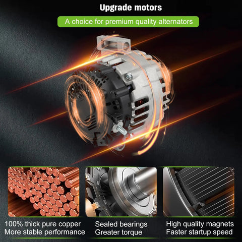 Drops Right In 12V 125Amp Alternator With CW S6 Pulley Fits Hummer H3 2007 2010 Chevrolet Colorado 2007 2012 GMC Canyon 2007 2012 Isuzu I 290 2007 2008 Replacement OEM 2650682A showing upgrade features, construction materials, and performance benefits
