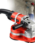 Badass Heavy Duty Corded Electric Concrete Grinder With Six Speed Options And Adjustable Handle for fast wall planing.
