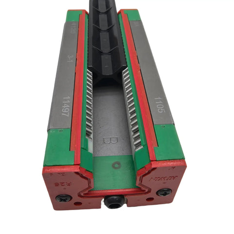 RGH25HA Linear Guide Block And Rail Set For CNC Machines And 3D Printers Pro Grade Smooth Motion And Rock Solid Rigidity With Optimized Circulation Path For Precise Linear Motion Control, rail close-up