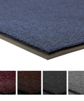 Close-up of Ovation Entrance Mat For Home Or Office 3 By 4 Blue, Low Profile Design with Tufted Decalon Pile, various colors shown