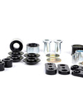Upgrade Your Daily Driver And Ditch That Rattle Heavy Duty Front Suspension Bushing Kit For 2008 To 2014 Subaru Forester Impreza black and metallic suspension parts.