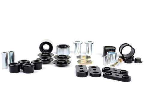 Upgrade Your Daily Driver And Ditch That Rattle Heavy Duty Front Suspension Bushing Kit For 2008 To 2014 Subaru Forester Impreza black and metallic suspension parts.