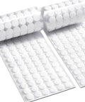 JUMINIZ white round self-adhesive dot stickers, 0.59 in diameter, on two rolls (1000 pcs) for arts and crafts