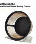 Gold Toned Reusable Coffee Filter Basket For 8 To 12 Cup Brewers Permanent Cone Style That Replaces Paper Filters No Mess Dishwasher Safe BPA Free Fits Mr Coffee And Other Brand Coffeemakers For A Richer Cleaner Brew