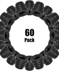 Brake Bleeder Screw Cap Rubber Dust Cover Set For Cars And Motorcycles Black 60 Pieces Grease Fitting Cap Durable Rubber