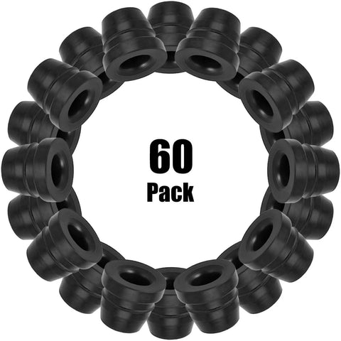 Brake Bleeder Screw Cap Rubber Dust Cover Set For Cars And Motorcycles Black 60 Pieces Grease Fitting Cap Durable Rubber