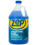 Front view of 1-gallon Zep Streak Free Glass Cleaner That Delivers Spotless Windows And Mirrors Fast With An Ammonia Based Professional Grade Formula