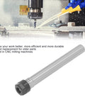 Heavy Duty ER16A Collet Chuck Holder With Straight Shank Designed For CNC Milling And Lathe Work Featuring Durable Manganese Steel Construction Plus Included Wrench For Easy Novice Use, shown in CNC milling process.