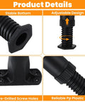 Built Tough As Nails Adjustable Bed Support Legs Six Pack Heavy Duty Telescopic Center Stands with adjustable design and stable base.