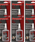 Red Hi Temp Threadlocker For Metal Fasteners Up To 450F Locks Threads With A Single Component Anaerobic Formula Extreme Heat And Chemical Resistant 6 Pack