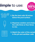 Nail Flawless Pool Chemistry In A Snap With This Six Way Swimming Pool Water Test Kit For fast chlorine pH bromine checks instructions.