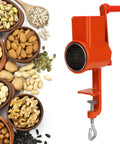 Manual Hand Crank Grain Grinder For Corn Wheat Oats Nuts And Grains Durable Aluminum Alloy Milling Machine With Table Clamp