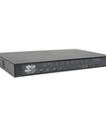 Top Shelf Cat5 KVM Switch Over IP Featuring 16 Ports And Full Virtual Media Support, 1U rack mount with ports for user connections.