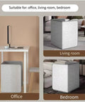 Under Desk Leg Warmer And Quiet Space Heater For Office And Home Foldable Portable Desk Heater With panels in office setup
