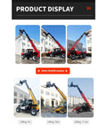 Heavy Duty Telehandler Telescopic Reach Forklift With Enclosed Cab All Terrain High Capacity Lifter Built Like A Tank for various lifting heights.