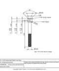 Heavy Duty Pack Of Ten Grade Two Pure Titanium Socket Head Cap Screws 1/4-20 UNC specs with dimensions and details.