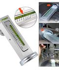 Hella Accurate Adjustable Magnetic Camber Gauge For Cars Trucks And RV Wheel Alignment Tool showing digital angle display on aluminum body.