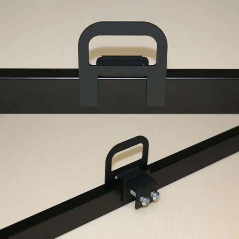 Heavy Duty Anti Slide Mattress Brackets Set Of 6 Adjustable Steel Bed Frame Stops showing metal clips for bed frame.