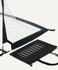 Portable Pop Up Soccer Goal Net Set For Backyard Practice 4 Foot By 3 Foot Pack Of 2 With Carrying Bag Durable Fiberglass Frame All Weather Netting Ground Stakes No Fuss Setup.