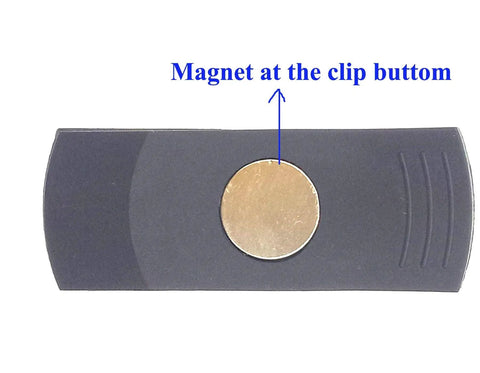 Black clip with visible magnet detail, for secure mounting of HD Mini Bullet Security Camera 1200TVL 2 8mm Wide Angle Lens.