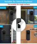 No Drill Doorbell Mount For Video Doorbell 2nd Gen Easy Install Compatible With All New Doorbell Camera on smooth surfaces