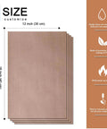 Four 12x16 inch Must Have Nonstick Teflon Sheets with Heat Resistant Sublimation Tapes