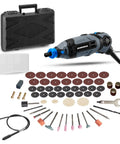 Powerful 1.2 Amp Rotary Tool Kit With 62 Accessories And Carrying Case for cutting, engraving, drilling, sanding, polishing.
