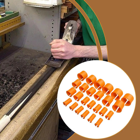 Pro Grade Pool Cue Tip Repair Tool With Durable Nylon Collet Sleeve For Stable Slip Resistant Tip Holding Quick Install And Swap Scuffer And Shaping Accessory For Billiard Cues And Tip Maintenance orange nylon sleeves in cue tip repair use