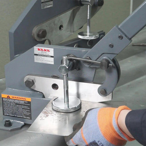 heavy duty metal shear cutting sheet metal with ease