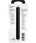 Tent Pole Repair Sleeve For Five Eighths Inch Poles Aluminum Splint Replacement Part For Broken Tents Lightweight Black Aluminum Pole Fix Durable Camping Gear Emergency Repair For Quick Back On The Trail displayed in packaging