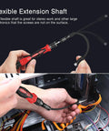 Demonstration of 61 In 1 Precision Screwdriver Kit With 57 Bits And Flexible Shaft Extension Rod Pro Grade Repair Tools.
