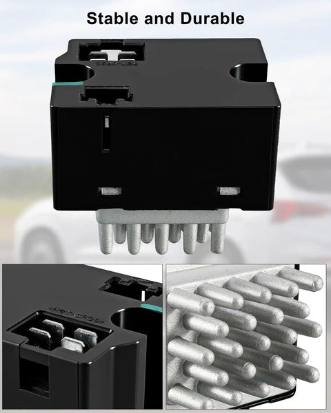 Auto Control Blower Motor Resistor Replacement For Hyundai Santa Fe Sonata AC Climate Fan Speed Controller showing detailed view and design.