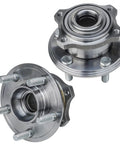 Pair Rear Wheel Bearing Hub Assembly For Dodge Charger 2015 2021 Challenger 2015 2021 And Chrysler 300 2015 2021 Non ABS 5 Lug 4 Bolt Square Flange Replacement Kit