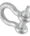 1 1/8 Inch D Ring Shackle 9 Point 5 Ton Rated Heavy Duty Screw Pin Anchor Rigging Hardware with durable alloy steel design.