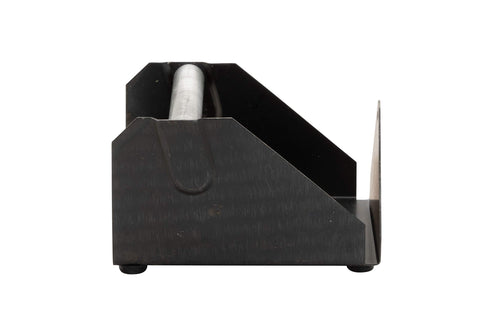 Side view of Solder Mate Solder Dispenser For Quick Clean Soldering Black Finish Made In United States Durable Desk Tool