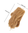 Natural Jute Fire Starters 4 Pack For Camping And Hiking shown with dimensions of 3.14 x 2.36 inches