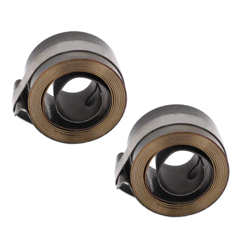 Two Pack Drill Press Quill Return Springs For Bench Horizontal And Vertical Drills Steel Return Coil Replacement