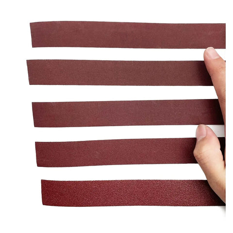 6M Heavy Duty Emery Cloth Roll Premium Sanding Tape For Belt Sanders Coarse To Fine Abrasive Wrap For Wood And Metal Smooth Polish Grinding Gear, showcasing smooth sanding strips.