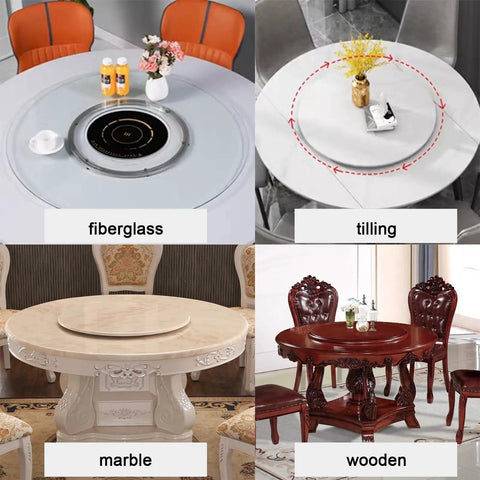 Premium Aluminum Lazy Susan Bearing Rotating Turntable Swivel Plate Hardware Runs Butter Smooth For Dining Table And Workbench 14 Inch Heavy Duty Metal Construction Built Like A Tank For Any Home Project