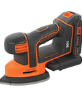 20V Max Sheet Sander With 12,000 OPM For Fast Material Removal, Detail Finger Attachment For Tight Surfaces, 2 Position Grip